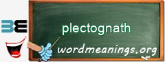 WordMeaning blackboard for plectognath